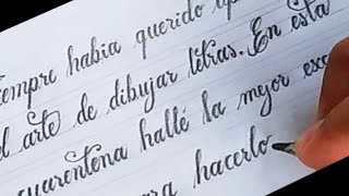 ✔ Como Escribir Caligrafía 🅲🆄🆁🆂🅸🆅🅰 Bonita en Español I Pablo Bermúdez [upl. by Sherlock]