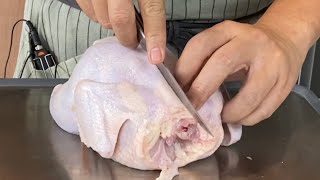 How to Debone a Whole Chicken Easily  How to Remove Bones from Chicken [upl. by Prem951]