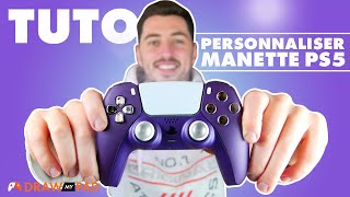 TUTO 2024 PERSONNALISER MANETTE PS5 ET DEMONTAGE [upl. by Anaik]