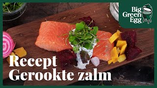 Gerookte zalm  Big Green Egg recept [upl. by Frederica]