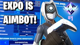 Pro Player Reet has Aimbot  Best Exponential Settings for Insane Aim in Fortnite Season 4 [upl. by Bandler]