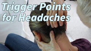 Trigger Points for Headaches  Massage Moments [upl. by Neelhtac905]