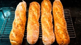 How to make French Baguettes at home [upl. by Enaitsirhc899]