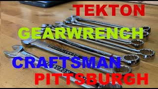 Ultimate Wrench REVIEWTEST Gearwrench Tekton Pittsburgh Craftsman Husky Kobalt Carlyle Crescent [upl. by Ellenaej768]