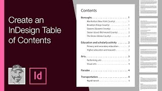 Create an InDesign Table of Contents [upl. by Caylor]