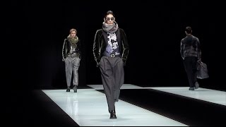 Emporio Armani  2016 FallWinter Menswear Fashion Show [upl. by Narok857]