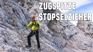 Zugspitze Wanderung über den StopselzieherKlettersteig auf Deutschlands höchsten Berg [upl. by Fiden]