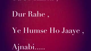 Baatein Ye Kabhi Na Khamoshiya Female Version lyrics YouTube [upl. by Pollie]