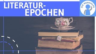 Literaturepochen im Überblick  Zusammenfassung der Literaturgeschichte  Deutsch Abitur [upl. by Ecineg]