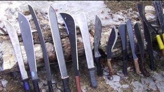 Machetes 3 Types of Machete [upl. by Nylyaj659]