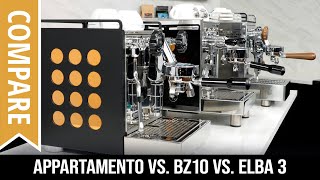 Compare Rocket Appartamento Bezzera BZ10 969Coffee Elba 3 [upl. by Ekud751]