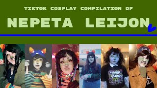 Nepeta Leijon 💚 Homestuck Cosplay Tiktok Compilation [upl. by Ennairac]