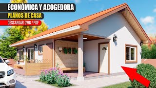 PLANO DE CASA con 3 Habitaciones [upl. by Ycniuqal]