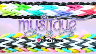 NEW Mystique Rainbow Loom Bracelet Tutorial  How To [upl. by Wolk]