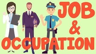 Occupation Names  Learning Job and Profession List for Kids in English [upl. by Leugar]