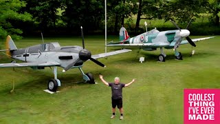 Replica WW2 Planes Built From Recycled Materials  COOLEST THING IVE EVER MADE EP 17 [upl. by Llenal]