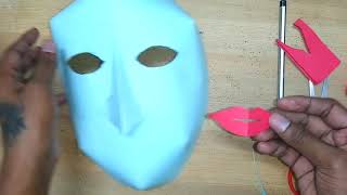 3D Paper Face Mask [upl. by Colp]