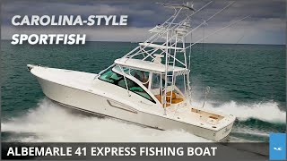 Albemarle 41 Express Offshore Fishing Boat Review  YachtWorld [upl. by Brigit459]