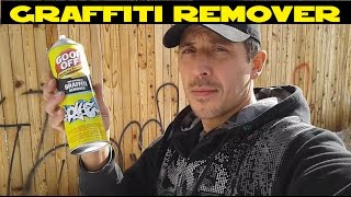 How to remove Graffiti easy with GOOF OFF [upl. by Brita]