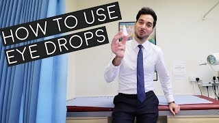 How To Use Eye Drops 2018 [upl. by Weinstock768]