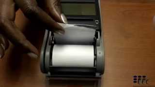 How to change a paper roll on a Creon Pos Terminal [upl. by Krefetz]