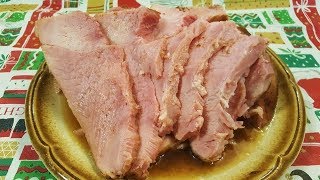 Baked Ham  Easy Glazed Ham Recipe  The Hillbilly Kitchen [upl. by Ylrevaw]