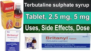 Ascoril Cough Syrup Britanyl syrup  Terbutaline  Bromhexine used side effect dose Pharmacology [upl. by Leicester]