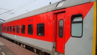 First LHB Run Durgiana Express At Moradabad [upl. by Sutniuq179]