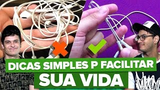 DICAS SIMPLES PARA FACILITAR O SEU DIA A DIA [upl. by Eegnat]