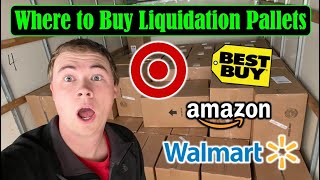 Where and How to Buy Wholesale Liquidation Pallets Direct From Major Retailers Like Amazon amp Walmart [upl. by Seroka]