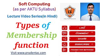 Types of membership function  Soft computing Lecture Series  AKTU Syllabus  sigmoidal function [upl. by Ahsitneuq]