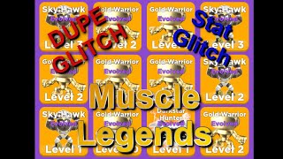 ALL GLITCHES Muscle Legends [upl. by Germana]