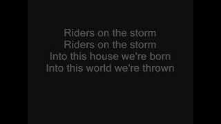 Riders on the storm the doors lyrics [upl. by Ttehc]