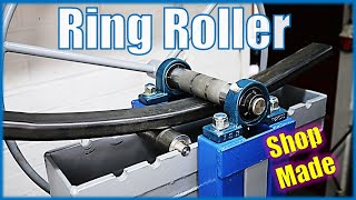 Making a Metal Roller Bender Ring Rolling Machine [upl. by Frederigo]