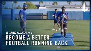 3 Football Drills to Become a Better Running Back [upl. by Avictor682]