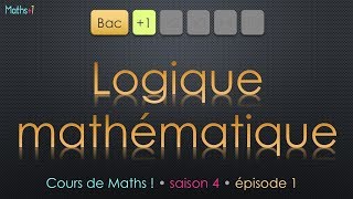 1 Logique mathématique Bac1 [upl. by Lierbag]