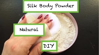 DIY Silk Body Powder Natural alternative to talc [upl. by Rooker]