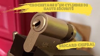 🔑 Comment crocheter un cylindre de haute sécurité  Bricard Chifral [upl. by Nareht]