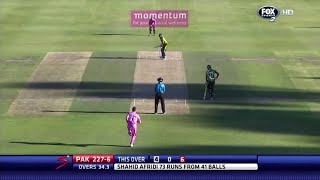 Shahid Afridi Vs Abd Villers Longest Six 158M Full Innings Highlights [upl. by Asiruam690]