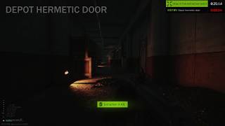 Depot Hermetic Door Exit Location With Map Reserve in Escape From Tarkov [upl. by Aseiram]