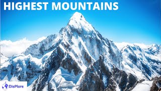 Top 10 Highest Mountains in the World [upl. by Snowber205]