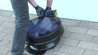 How to Install Solar Attic Fan DIY  Yellowblue Eco Tech [upl. by Tersina726]