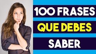 100 Frases Más Comunes En Inglés Con Pronunciación [upl. by Tingley]