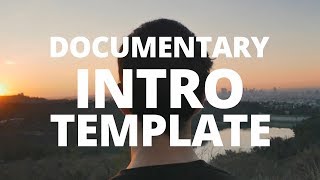 Documentary Intro Video Template Editable [upl. by Klayman]