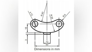 CAN OPENER  Tangency in  Technical drawing  Engineering drawing [upl. by Ayiak]