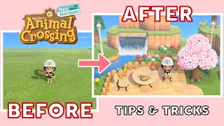 how to beautify your island animal crossing tips amp tricks  imAnnaMolly [upl. by Akinehc]