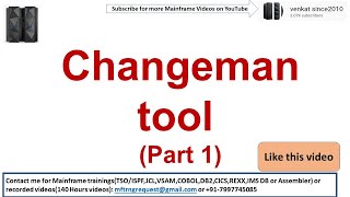 Changeman tool  Part 1  Mainframe  SCM  Software configuration Management tool in Mainframe [upl. by Durgy]