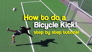 How to do a Bicycle Kick  Tutorial step by step [upl. by Ardeha]