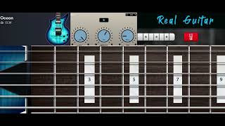 Deftones  Rosemary  Real Guitar App [upl. by Mayram]