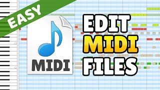 How to Edit MIDI Files  MIDI Editor Beginner Tutorial [upl. by Otiv545]